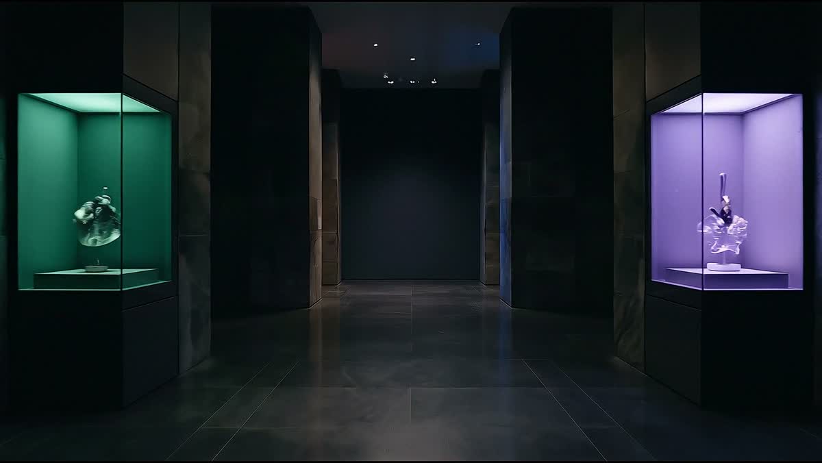 Museum alcoves: one lit room per app