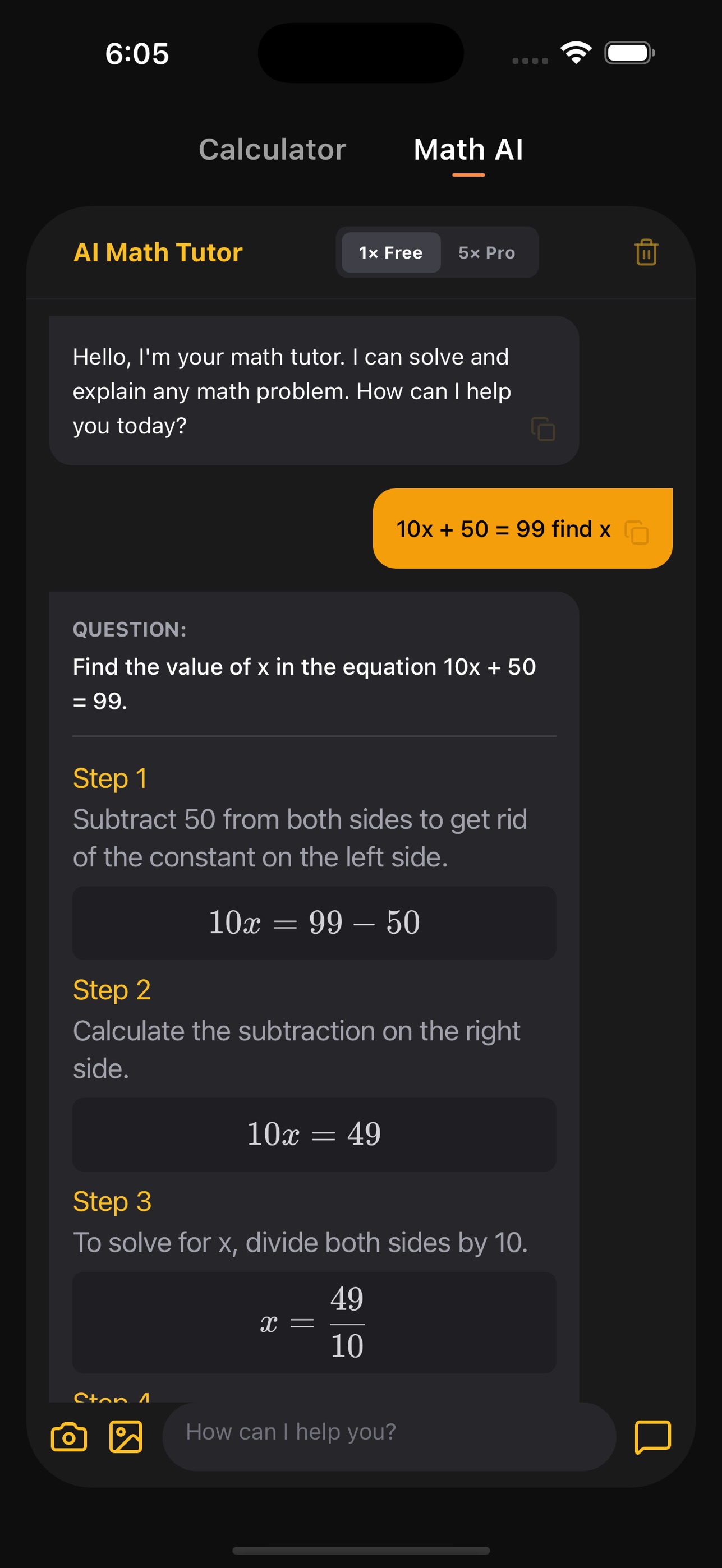 AI MathMaster screenshot 2