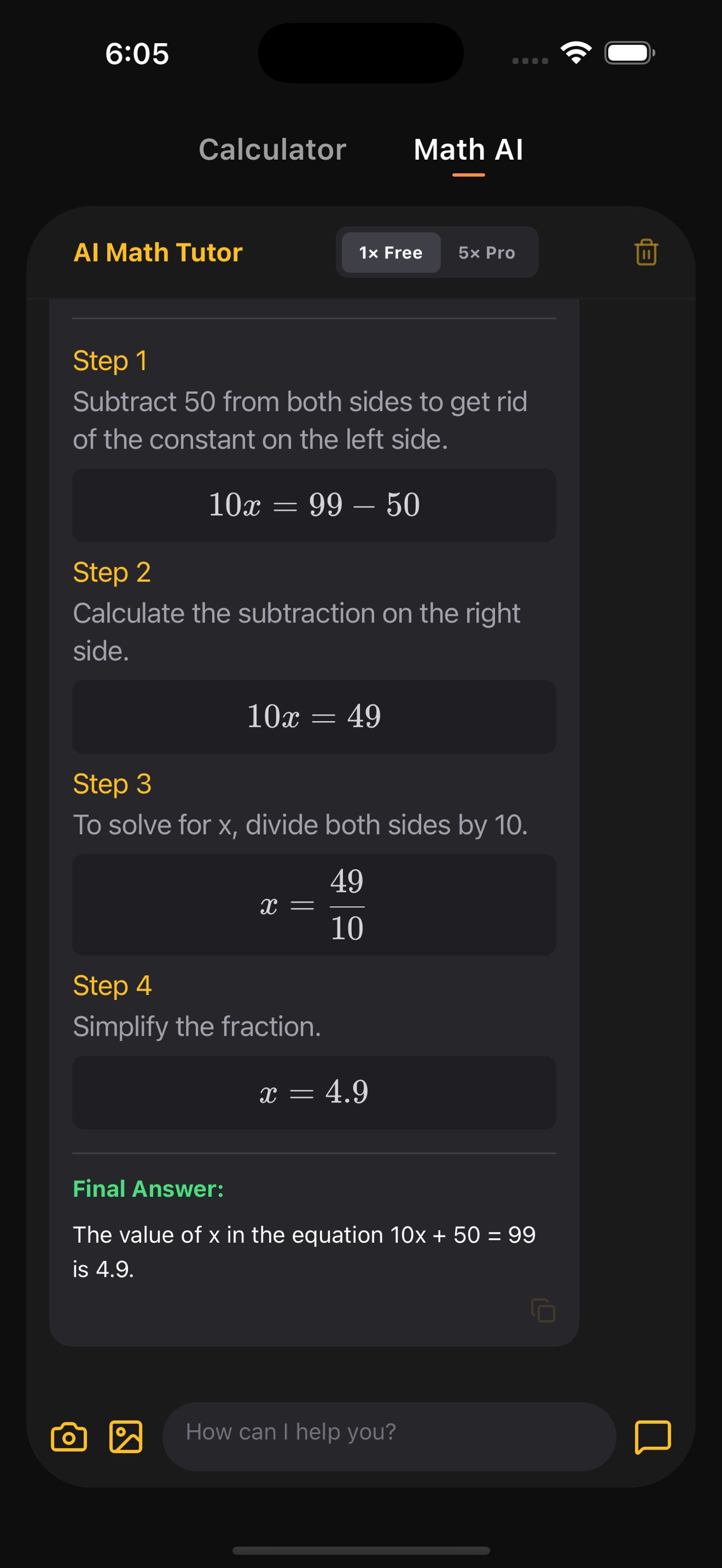 AI MathMaster screenshot 4