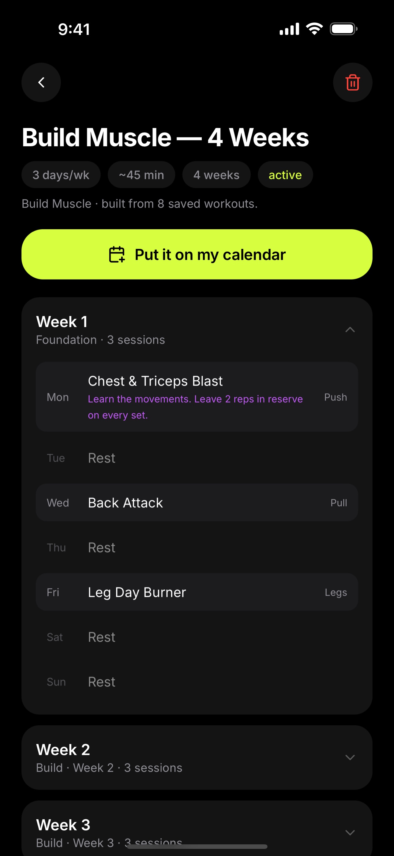 GymPilot screenshot 5